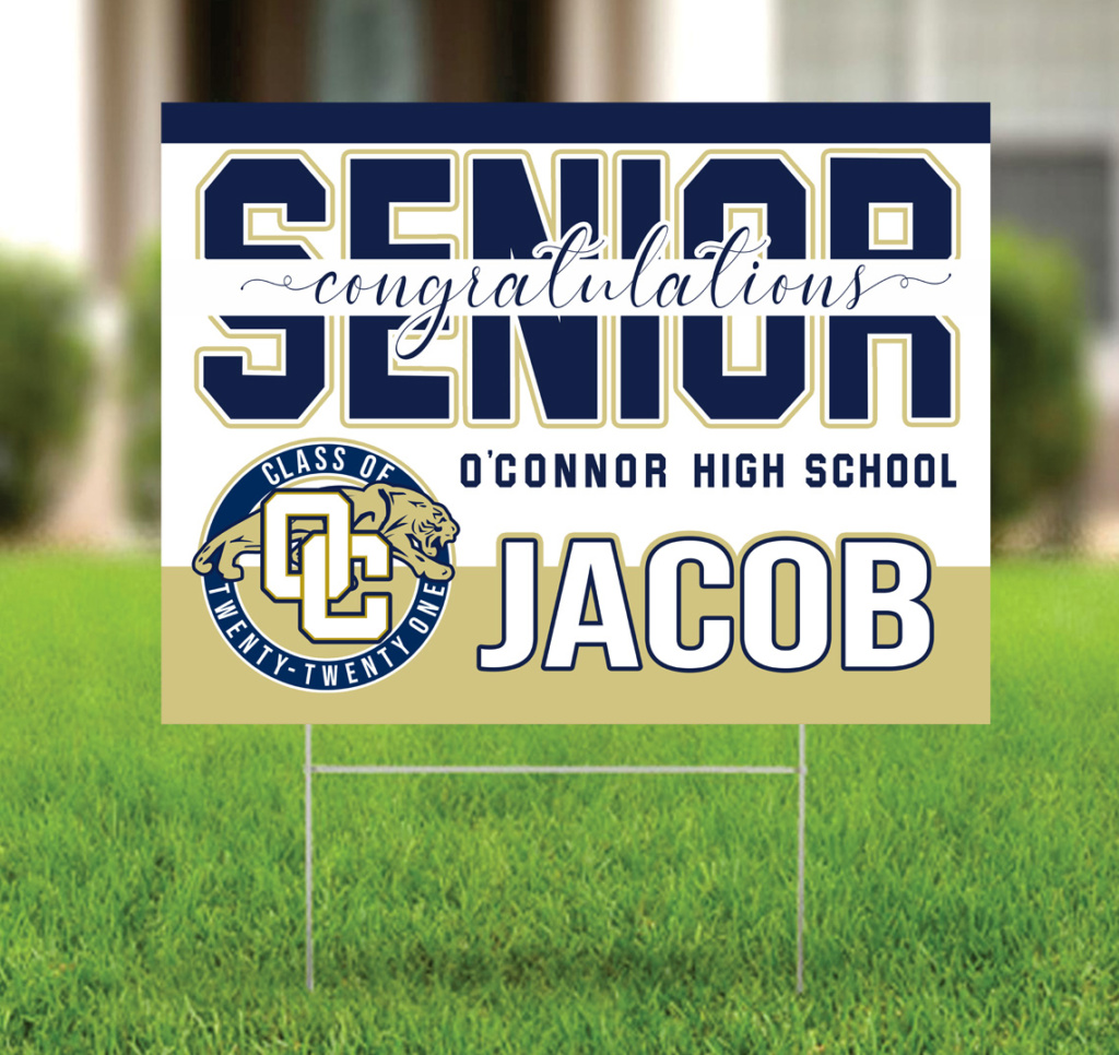 Yard Sign Congratulations Senior A1 Sports Center