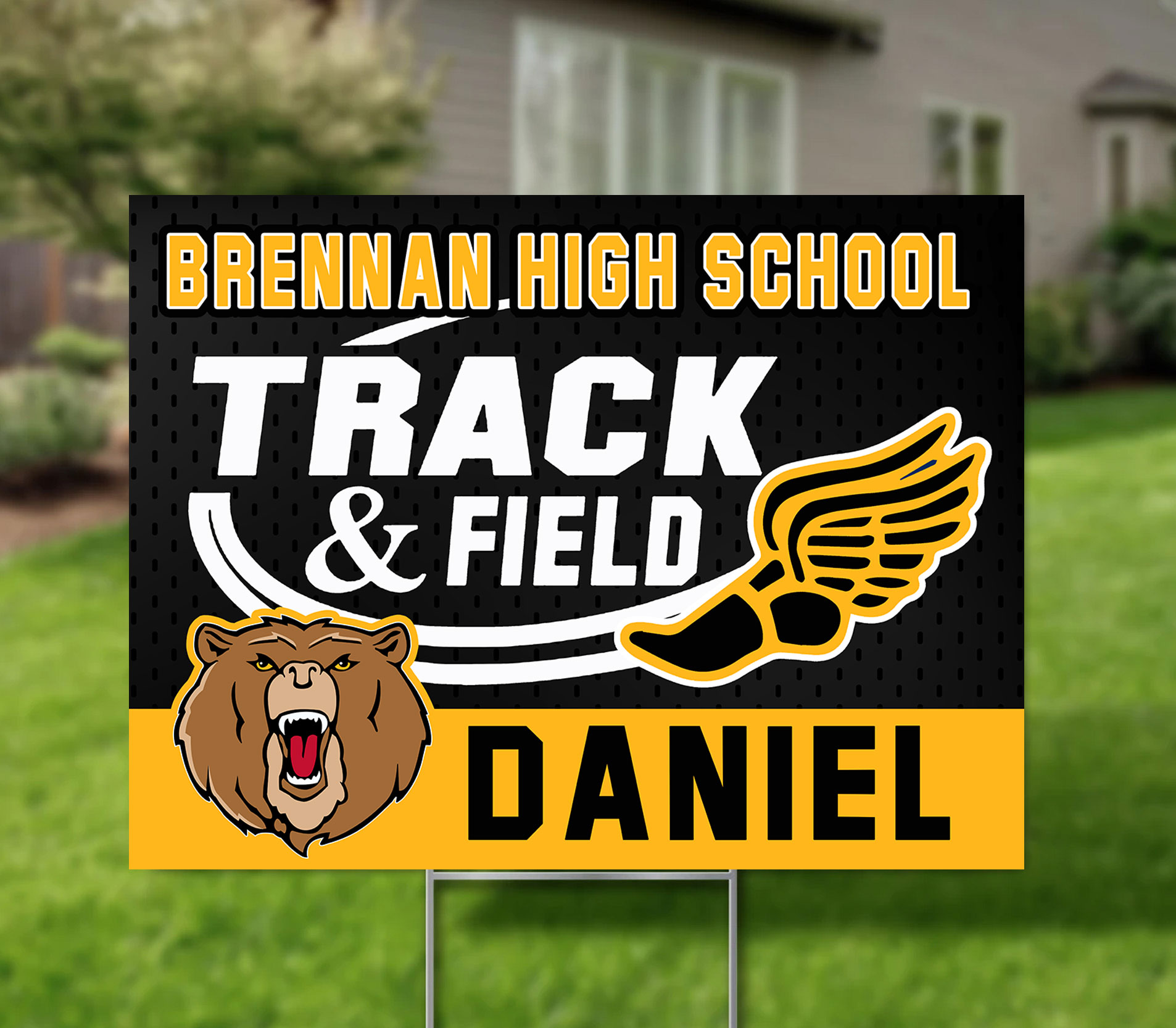 Yard Sign Track A1 Sports Center